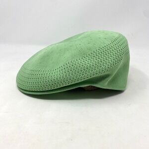 Kangol Tropic Ventair 504 Hat Mens Large Green 0290BC Driver Flat Cap Golf NWT
